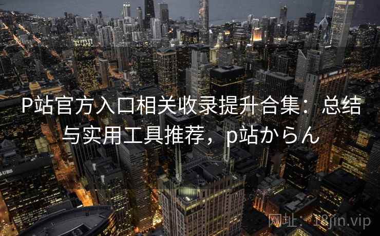 P站官方入口相关收录提升合集：总结与实用工具推荐，p站からん