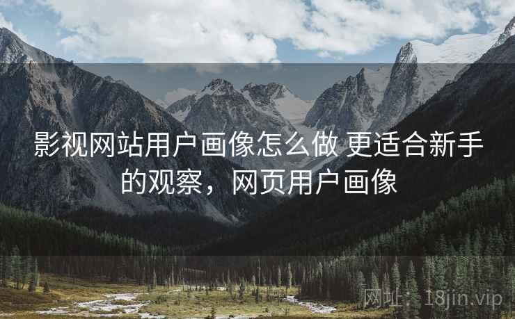 影视网站用户画像怎么做 更适合新手的观察，网页用户画像