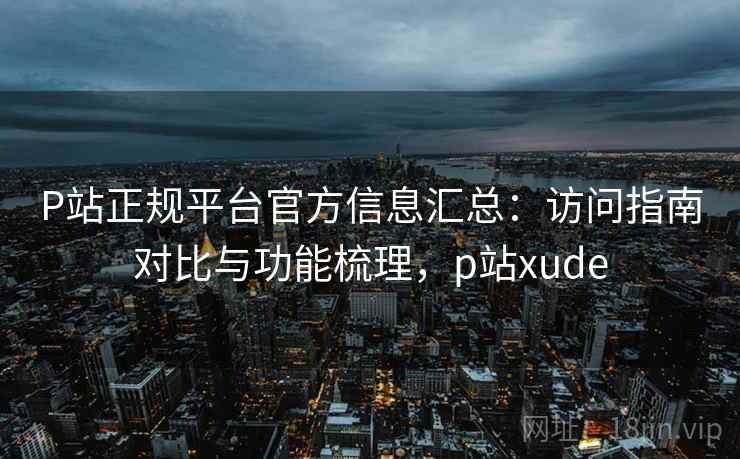 P站正规平台官方信息汇总：访问指南对比与功能梳理，p站xude