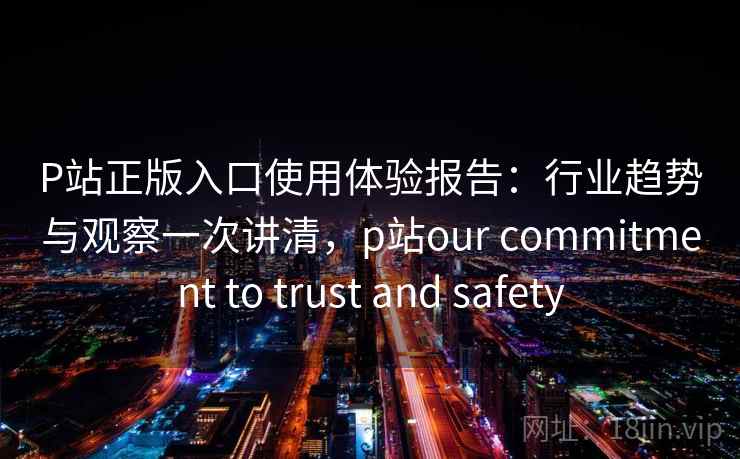 P站正版入口使用体验报告：行业趋势与观察一次讲清，p站our commitment to trust and safety