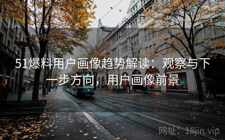 51爆料用户画像趋势解读：观察与下一步方向，用户画像前景