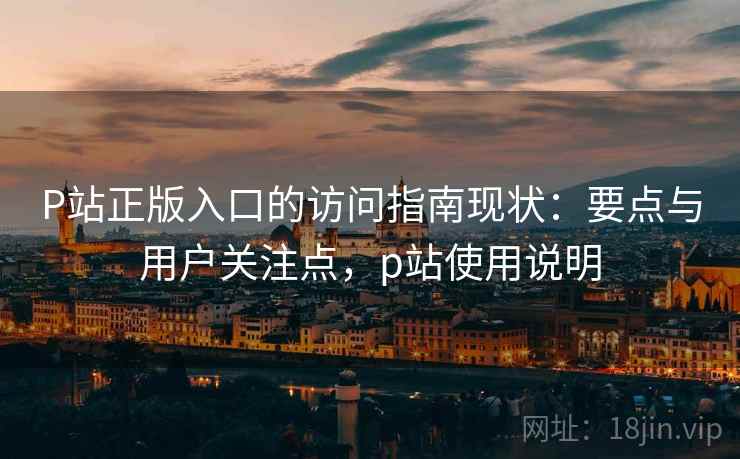P站正版入口的访问指南现状：要点与用户关注点，p站使用说明