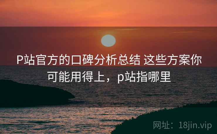P站官方的口碑分析总结 这些方案你可能用得上，p站指哪里