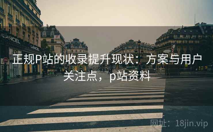 正规P站的收录提升现状：方案与用户关注点，p站资料