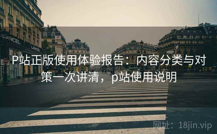 P站正版使用体验报告：内容分类与对策一次讲清，p站使用说明
